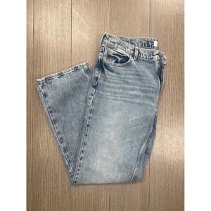 PacSun Jordyn Low Rise Straight Leg Jeans Light Wash Blue Denim Size 28